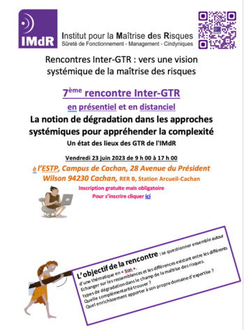 Les Rencontres Inter-GTR 2023 : La notion de dgradation dans les approches systmiques pour apprhender la complexit