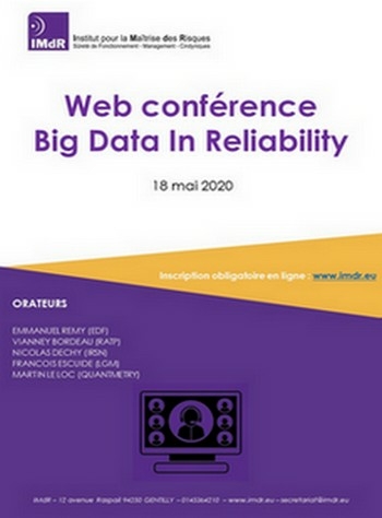 Web confrence Big Data in Reliability