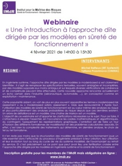 Webinaire  Une introduction  l'approche dite dirige par les modles en sret de fonctionnement 