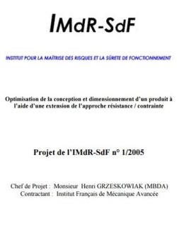 Optimisation de la conception et dimensionnement d'un produit  l'aide d'une extension de l'approche rsistance/contrainte