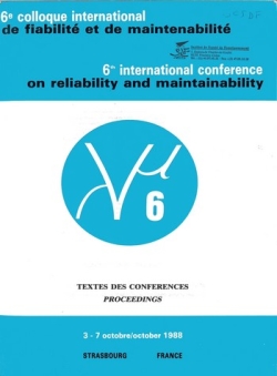 6e colloque international sur la Fiabilité et la Maintenabilité - Textes des conférences Lambda Mu 6