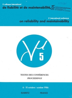 5e colloque international sur la Fiabilité et la Maintenabilité - Textes des conférences Lambda Mu 5
